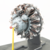 1/16 Scale Masterpiece: Hand-Painted WWII 18-Cylinder Radial Engine – Collector’s Edition with Acrylic Case